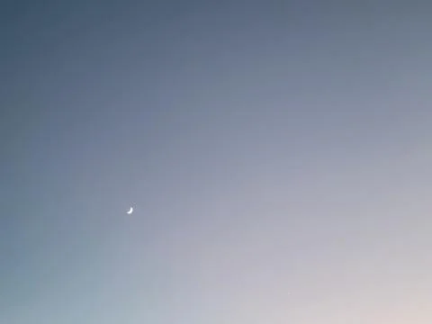 Evening Moon Stock Photos