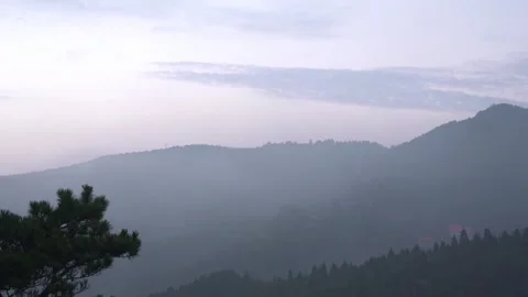 Evening mountain scenery Stock-Footage 235136147