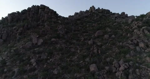 Evening on the Mountain Tops Stock Footage 132462263