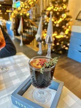 Evening mulled wine Stock Photos