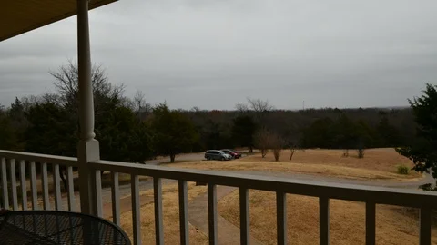 Evening to Night with Rain Clouds Stock-Footage 103279895