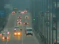 The evening-night road car traffic time lapse video Web Footage