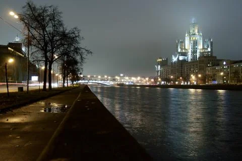 Evening of november Foto stock