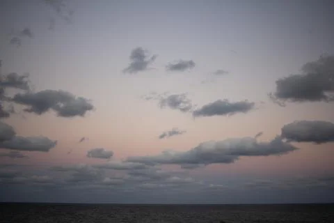 Evening ocean Stock Photos