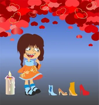 Evening omens Stock Illustration