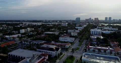 An evening in Palm Beach Stock Footage 148724142