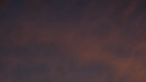 Evening pink neon sky, time lapse Stock Footage 283347109