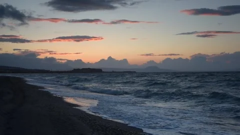 Evening at Rethymnon, Crete Video stock 269053506