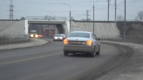 Evening road Stock Footage 123166183