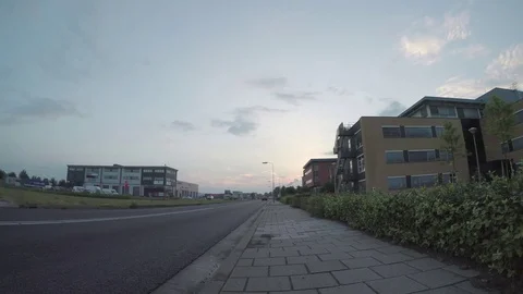 Evening road traffic Stock Footage 83624162