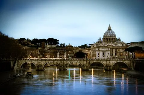 Evening in Rome 写真素材