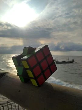 Evening rubik 스톡 사진