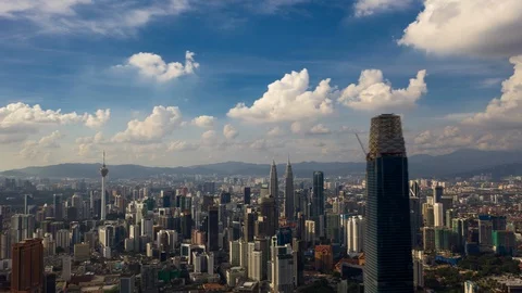 Evening Running cloud Stock Footage 121862204