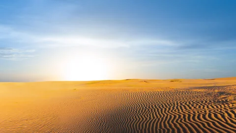 Evening sand desert time lapse scene Vídeos de archivo 309024974