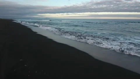 Evening sea and clouds Stock Footage 174954081