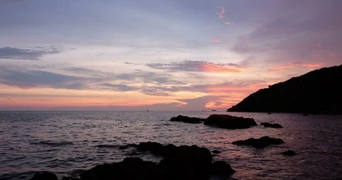 The evening sea Stock Footage 118366600