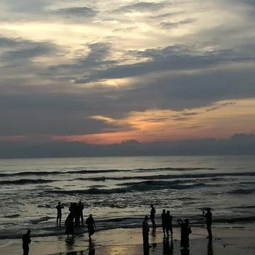 Evening by the sea Stock Photos