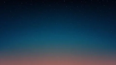 Evening shining starry sky, blue space background with stars, cosmos Illustrazione stock