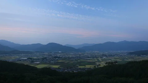 Evening at Shioda Plain Video stock 324911622