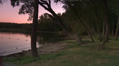 Evening shore Stock Footage 919547