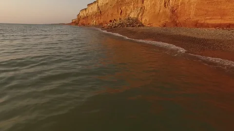 To the evening shore 動画素材 129100611