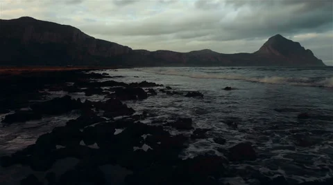 Evening on Sicily Stock Footage 55441540