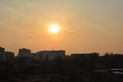 Evening sity Stock Photos