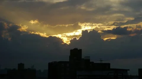 Evening sky 15. Stock Footage 11454526