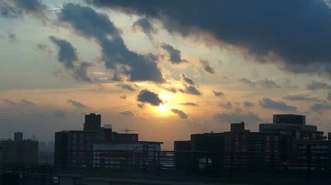 Evening sky 4. Stock Footage 11235008