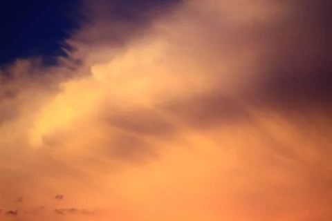 Evening sky and clouds 2 Stock Photos