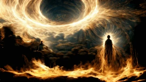 Evening Sky and Clouds, Animation Loop Stock Footage 220082267