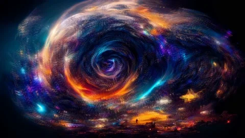 Evening Sky and Clouds, Animation Loop Stock Footage 225299324