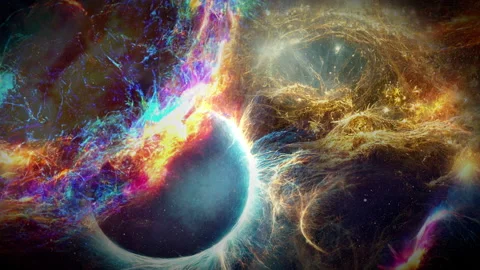 Evening Sky and Clouds, Animation Loop Stock Footage 225698846