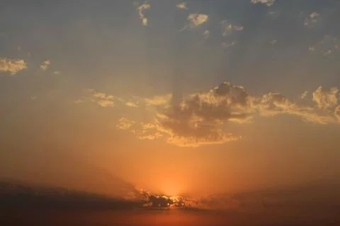 Evening sky and clouds Fotos de archivo