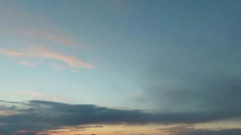 Evening Sky Background Stock-Footage 75548833
