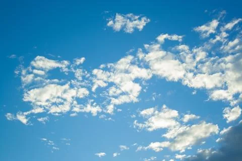 Evening sky background Stock Photos