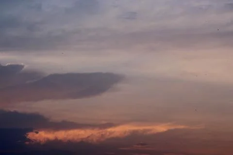 Evening sky background Stock Photos