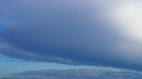 Evening sky with clouds Stock Footage 221605569