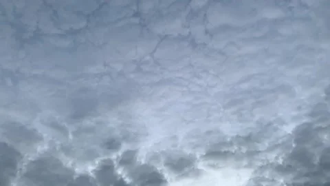 Evening sky with clouds panorama Stock Footage