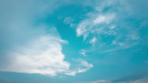 Evening sky with clouds - time lapse Stock-Footage 130167460