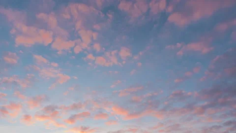 Evening sky. Dramatic sunset. Stock Footage 162850982