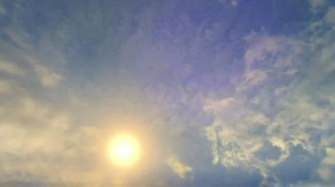 Evening Sky Video stock 4585064