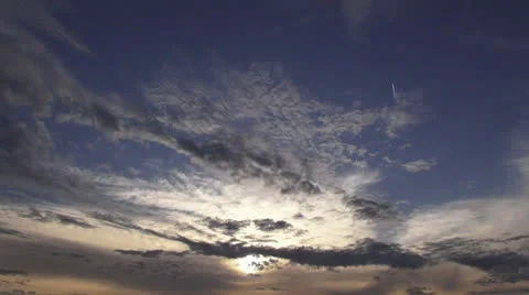 Evening sky Stock Footage 22752560