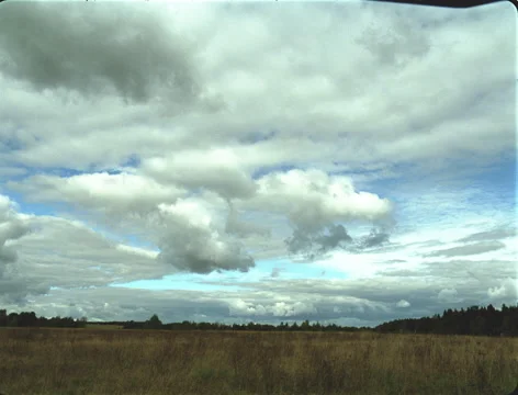 The evening sky Stock Footage 47138806