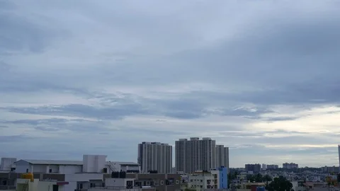 Evening Sky Stock Footage 111959671