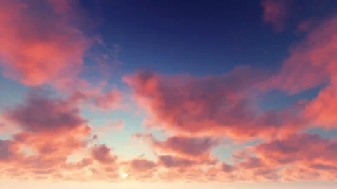 Evening Sky Stock Footage 318246326