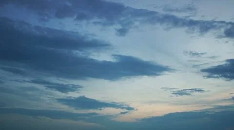 Evening sky pano Stock Footage 7907936