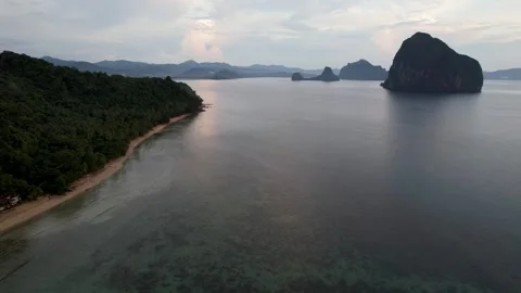Evening sky in the Philippines islands Stock Footage 259334598