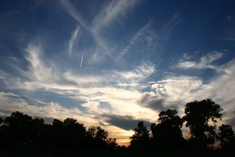 Evening sky Stock Photos