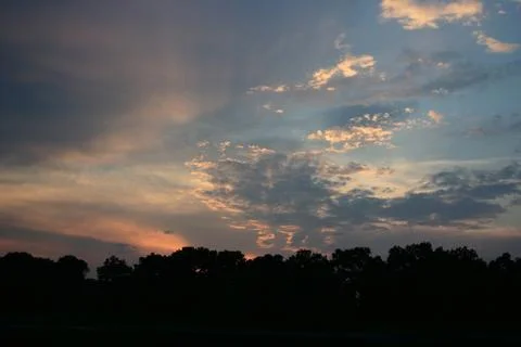 Evening sky Stock Photos